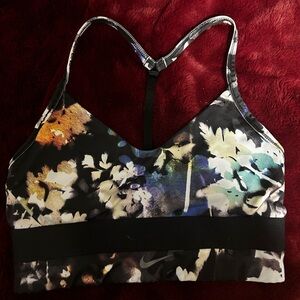 Nike Floral Print Women's Sports Bra (Small)